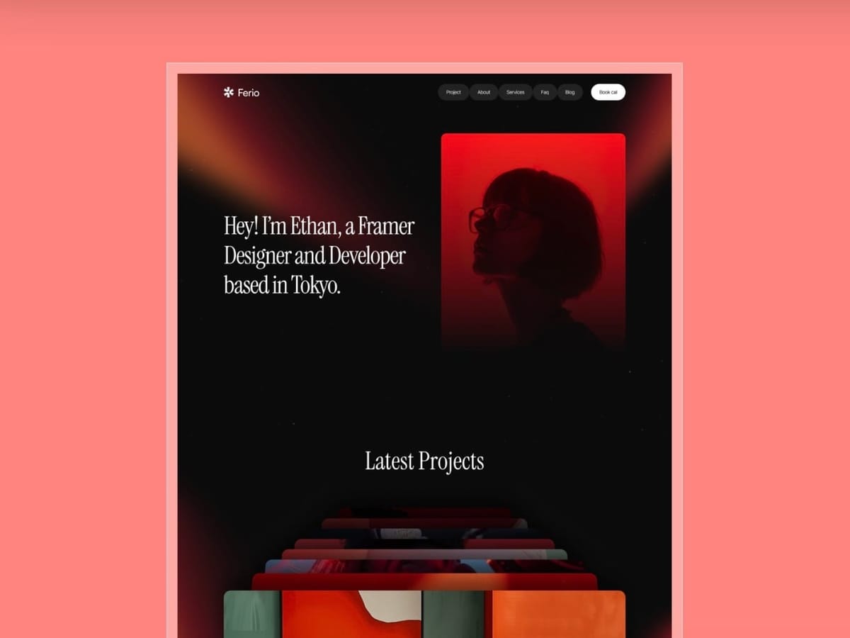 Ferio — Personal Portfolio Template