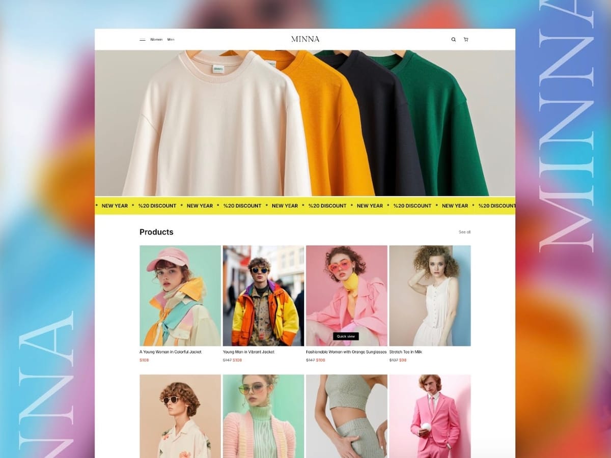 MINNA — An Online Shopping and E-commerce